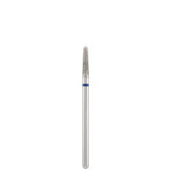 Диамантена фреза "rounded cone" синя, L-10,0 mm, Ø2,3 mm - Divinity
