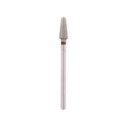 Диамантена фреза "rounded cone" червена, L-10,0 mm, Ø4,0 mm - Divinity